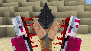 เมื่อถูกฟันตัวขาด!! จากผีหัวพีระมิด | Minecraft Pyramid Head
