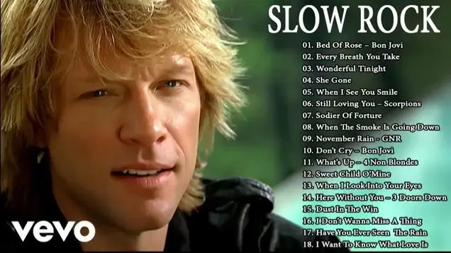 Scorpions, Aerosmith, Bon Jovi, U2, Ledzeppelin, The Eagles - Best Slow  Rock Ballads 80s, 90s - Bilibili