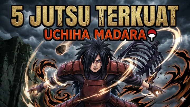 5 Jutsu terkuat Uchiha Madara - Naruto Shippuden