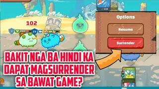 Huwag iclick ang SURRENDER BUTTON! || Season 18 Axie Infinity ABP Gameplay and Strategy