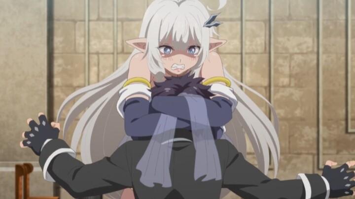 Peluk kesal dari Merlin enak banget😋😋 - Anime Rakudai Kenja no Gakuin Musou