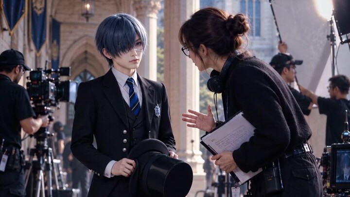 Live-Action Filming Set of "Black Butler": The Boarding School Arc