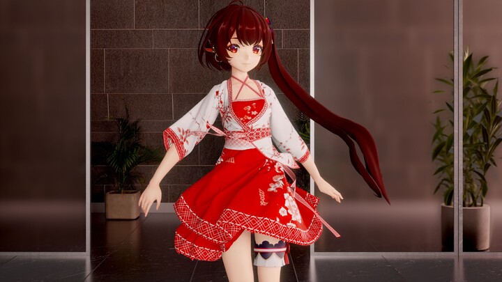 [4K/fabric solution] Ling Yuan swings by the swimming pool~