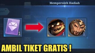 LOGIN SEKARANG ! AMBIL TIKET GRATIS UNTUK DAPETIN SKIN PERMANEN !!