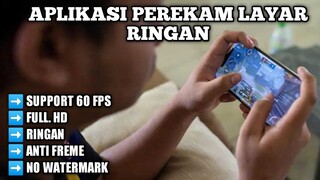 Aplikasi perekam layar Hp android - SUPORT 60fps full HD