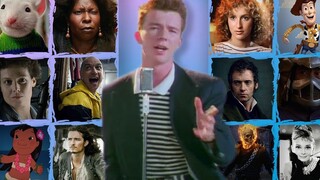 169部电影剪辑出的Never Gonna Give You Up