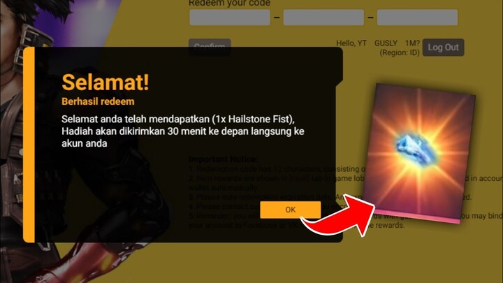 BONGKAR 5 KODE REDEEM FREE FIRE TERBARU HARI INI 12 JULI 2022 RESMI LANGSUNG DARI GARENA FF