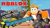 Escape The Construction Site Obby | Roblox Tagalog GamePlay (Sa Sobrang Inis Nasuntok Ko Yung Pader)