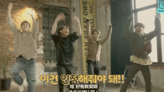 不论歌曲放的什么，就没有郑号锡跳不齐的舞