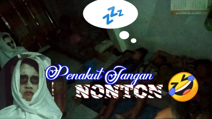 PRANK POCONG❗GANGGUIN TEMAN YANG LAGI TIDUR ❗anang icikiwir 😂 | PRANK INDONESIA