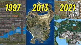 Evolution Of San Andreas Map [1997-2021]