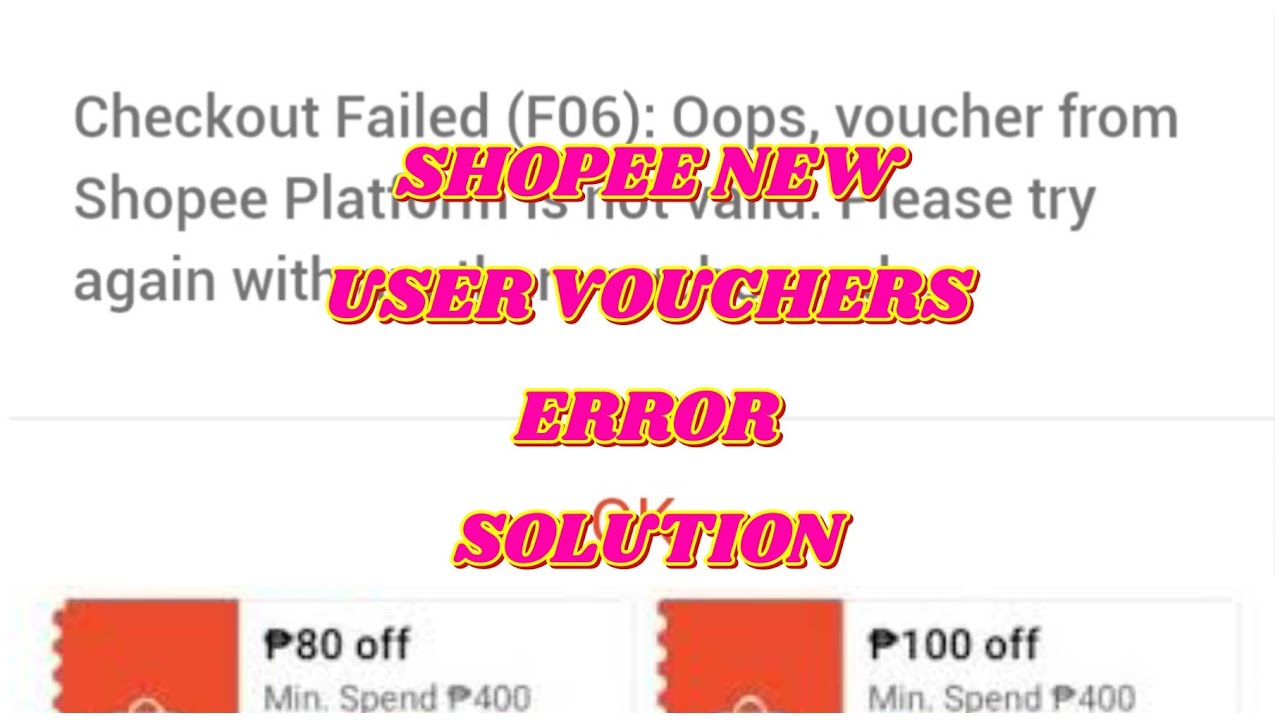 Shopee voucher for new user on sale