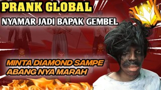 PRANK GLOBAL!! BAPAK GEMBEL INI BENER BENER SOPAN SAMA PUBLIK