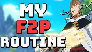 My F2P Daily Routine In Black Clover Mobile!