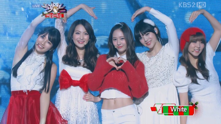 【4K 60fps】Soyoung Kwon x Jiyoung Kang x Suzy Bae x Soojung Jung x Sulli Choi - Feliz Navidad + Santa