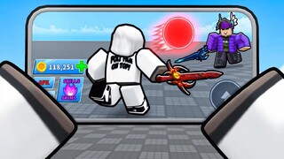 I Played BLADE BALL On MOBILE For The First Time..