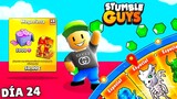 Sobreviviendo 30 Días con 1 GEMA en Stumble Guys - DÍA 24