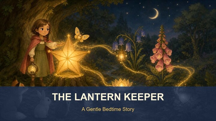 The Lantern Keeper of Silverwood | A Gentle Bedtime Story for Kids