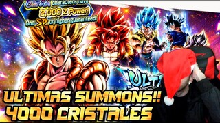 SUMMONS A POR SUPER GOGETA ULTRA SALE MAL!! DRAGON BALL LEGENDS