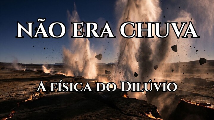 O Dilúvio Não Era Chuva: A Física Catastrófica que Gênesis Realmente Descreve