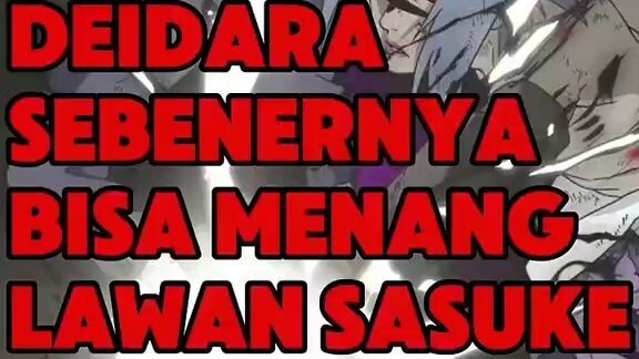 mengapa daidara kalah dari sasuke