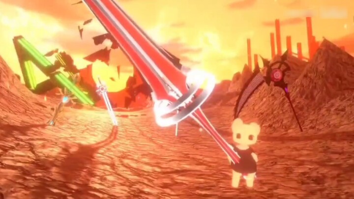 [Kakanade/Nekogiri] Anak kucing itu sedang melihat bantalan daging! + Bermain dengan pedang besar