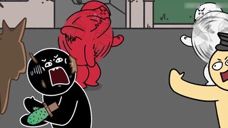 Tiểu Hắc bị cảnh sát bắt đi chỉ vì nhìn người ta ăn dưa.