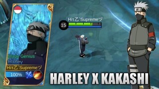 SCRIPT SKIN HARLEY X KAKASHI HATAKE CUSTOMIZED FULL EFFECTS - MOBILE LEGENDS