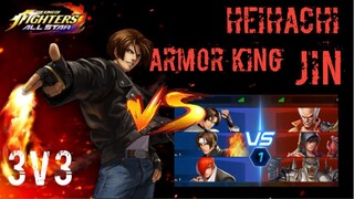 KYO , KYO NEST , IORI  Vs. HEIHACHI ,JIN ,ARMOR KING KOF ALL STAR Vs. TEKKEN 7 🔥