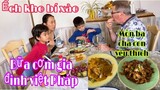 Ăn ếch kho sả bí xào/món ăn việt ba cha con đều thích/cuộc sống pháp/Ẩm thực miền tây Việt nam