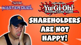 KONAMI SHAREHOLDERS UPSET ABOUT YUGIOH!