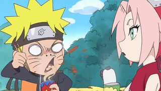 Naruto burned his mouth with instant noodles and used Rasengan to cool them down