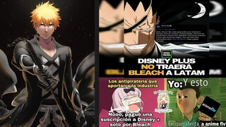 MEMES DISNEY CANCELA BLEACH EN LATINOAMÉRICA | BLEACH THOUSAND YEAR BLOOD WAR CAPITULO 1