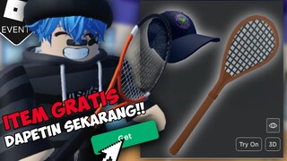 [🏆EVENT ] ITEM GRATIS TERBARU 1880s Racket & Wimbledon Cap DI EVENT WimbleWorld !!