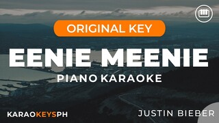 Eenie Meenie - Justin Bieber (Piano Karaoke)