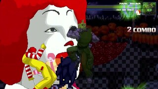 AN Mugen Request #2133: Sonic.exe VS Rare Akuma VS Dark Donald