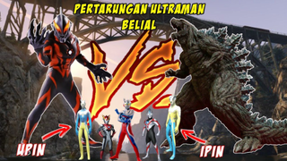 SEMUA ULTRAMAN BERKUMPUL MELAWAN GODZILLA - GTA 5 MOD ULTRAMAN UPIN IPIN