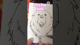 How to draw Anya's Dog Bond Forger  #bond #forger #spyxfamily
