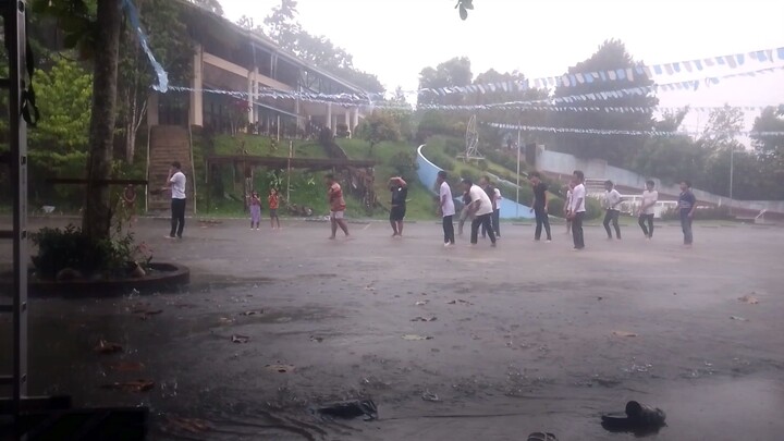 PLAYING TO THE RAIN