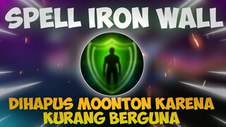 Spell yang dihapus oleh Moonton karena kurang berguna (Spell Iron Wall) #Shorts