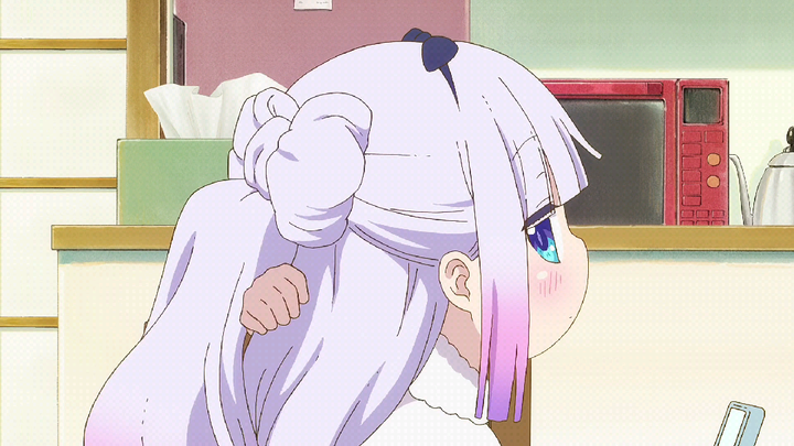 Kanna chan doing hairstyles on Kobayashi  ~~KAWAIIII