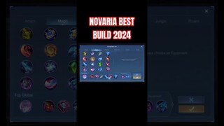 Novaria Best Build 2024 (Part 2) #shorts #mlbb