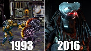 Evolution of Alien vs Predator Games [1993-2016]