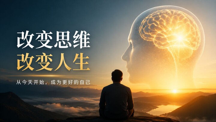 改变思维，你的人生就会改变