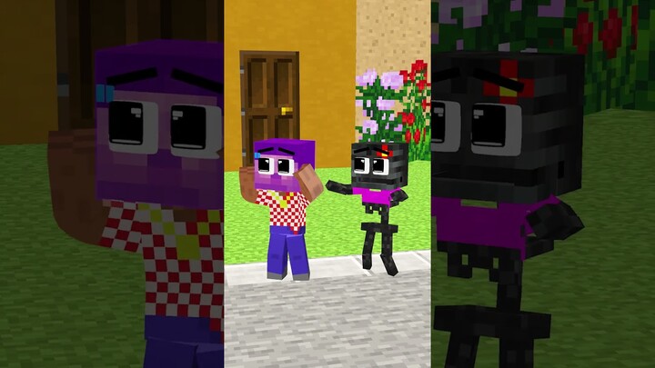 Baby Zombie Because Little Sister Became Ugly - Monster School Minecraft Animation #shorts