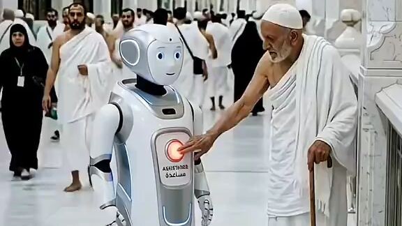 robot working in moqqa