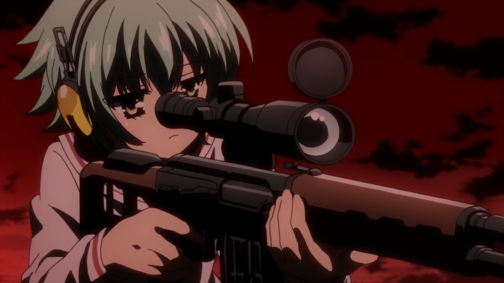 【1080P+/BDrip】Aria the Scarlet Ammo AA Kumpulan OP & ED Tanpa Subtitle