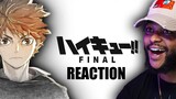 HAIKYU!! FINAL MOVIE  - Official Teaser Trailer  REACTION