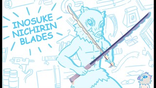 Inosuke Nichirin Blades "Tutorial" (ft. crude animations)