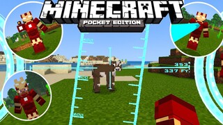 แจก+รีวิวแอดออนไอร่อนแมนโครตเจ๋ง!!สมจริงมากมีหลายโหมดเหมือนในหนัง Minecraft pe 1.16.201 Iron man